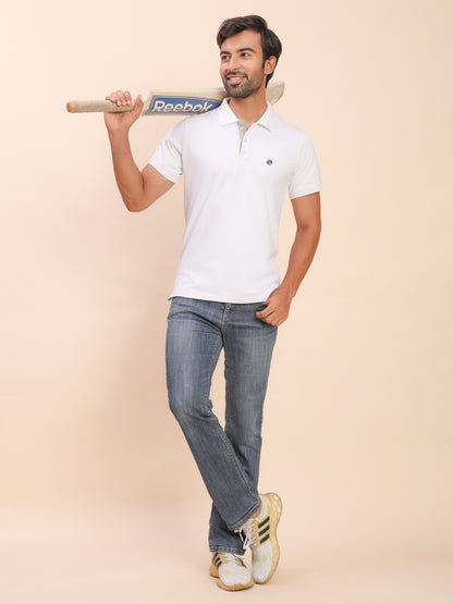 Royal Look Cotton Lycra Premium Polo T-Shirt for Men