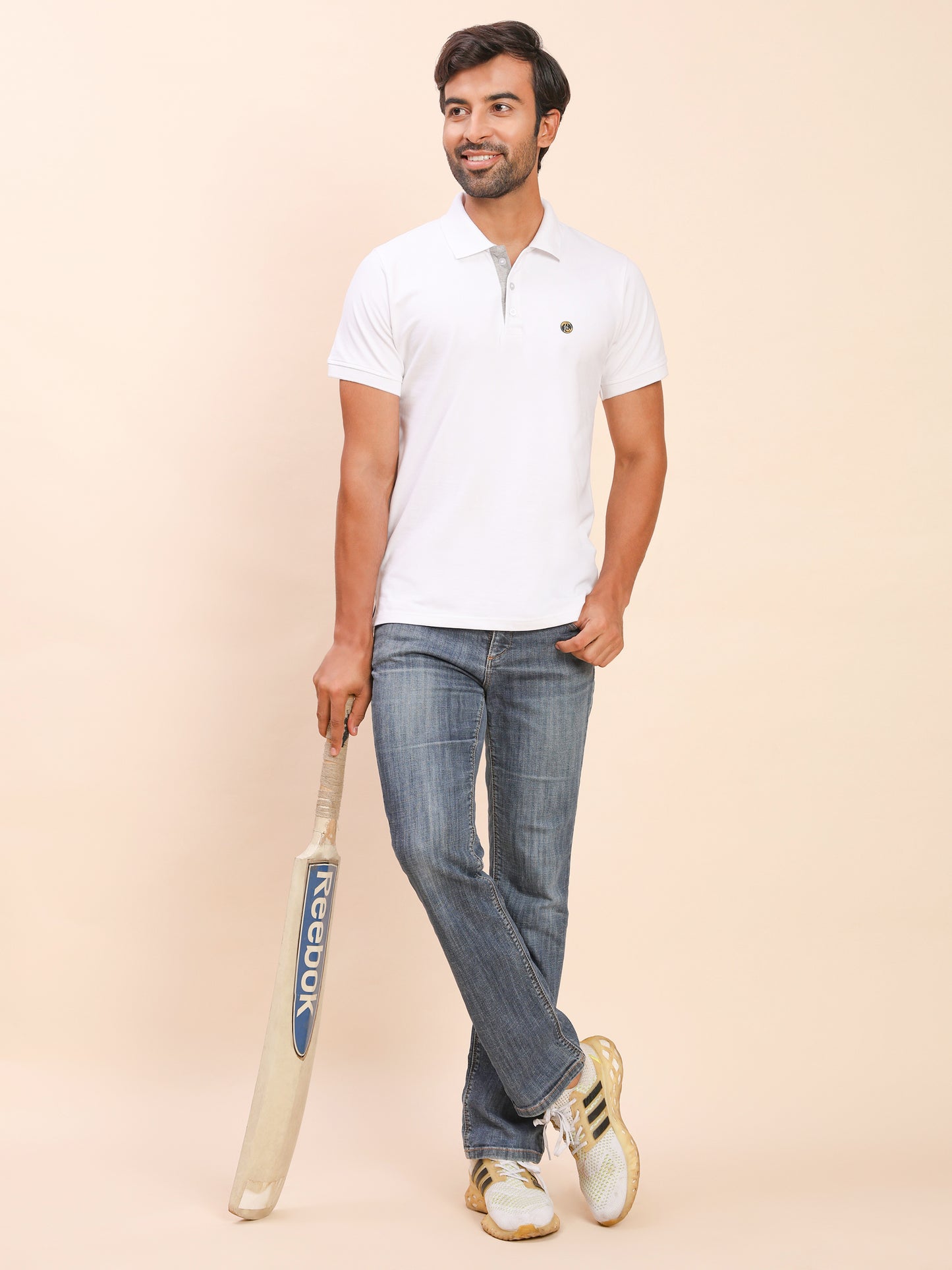 Royal Look Cotton Lycra Premium Polo T-Shirt for Men (Red)